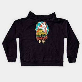 bonhomme est big Kids Hoodie